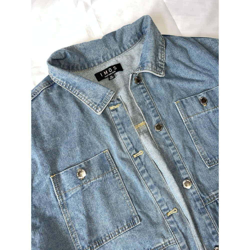 IMOS Women's Denim Jean Chore Jacket Size XL